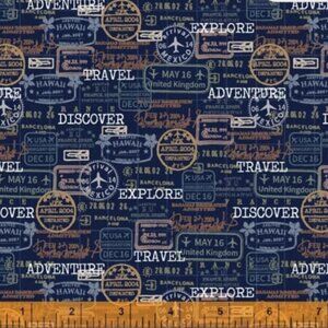 Discover Collection from Windham Fabrics-100% Cotton Quilting Fabric by the Yard